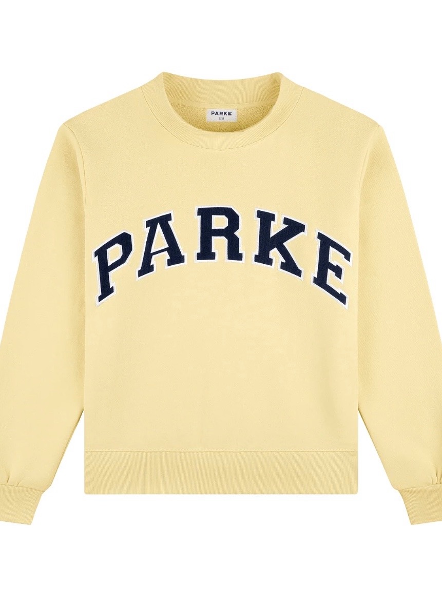 Parke Cake Batter Varsity Mockneck - Birthday Collection - Size L/Xl